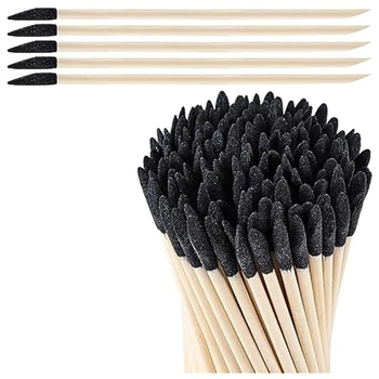150 ШТ. шлифовальная палочка с мелкой детализацией, черные деревянные шлифовальные палочки для пластиковых моделей, хобби по дереву, деревообработка