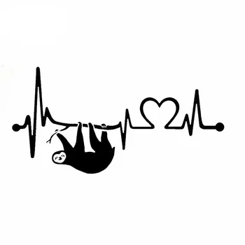 20 см Сердцебиение Спасательный круг Сердце Любовь Забавная Виниловая наклейка Автомобильные наклейки Окно N75