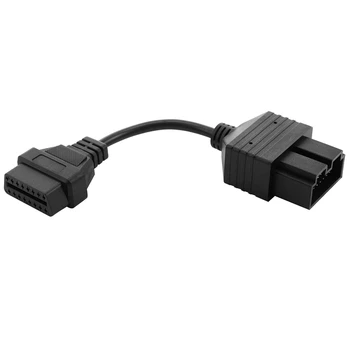 2X Кабель OBD 2 для KIA с 20-контактным по 16-контактный OBD2 Диагностический инструмент OBD сканер считыватель кодов Соединительный кабель адаптера для KIA
