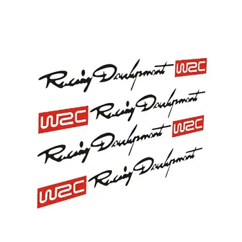 4шт Наклейки На Ручки Автомобиля WRC Rally Racing В Полоску Автомобильные Наклейки Виниловые для ACURA Legend CL MDX RL TL Integra RDX Dacia duster logan s