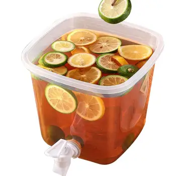 5-литровый кувшин для напитков с краном, дозатор лимонада для холодильника, чайник для холодных напитков, контейнеры для сока для барбекю, пикника, вечеринки у бассейна