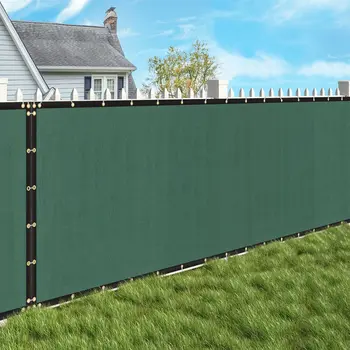 6 футов x 50 защитное ограждение для сада, двора, ветрового стекла, сетчатый козырек зеленого цвета