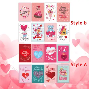 8x Открыток на День Святого Валентина, Сердечки, Валентинки, обменные открытки для мужчин из домашней школы