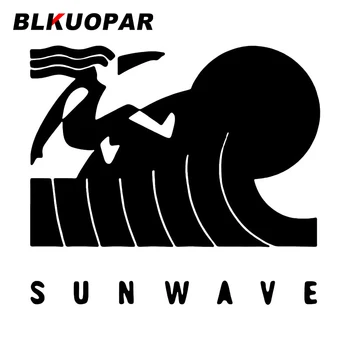 BLKUOPAR Автомобильные наклейки с рисунком Солнечной волны для серфинга, модная наклейка, Водонепроницаемые окна для высечки, Украшения для мотоциклов, автомобилей