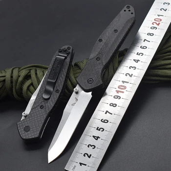 BM9401-1 Острый портативный нож для выживания на открытом воздухе, для кемпинга, охоты, самообороны, EDC, складной нож для подарка взрослым