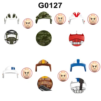 G0127 Игрушка-фигурка мини-робота, кирпичи, клон солдата, сборка куклы, строительные блоки, подарок для мальчика