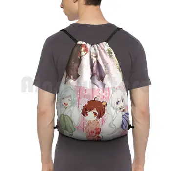 Kamisama Kiss: рюкзак персонажей, сумка на шнурке для верховой езды, спортивная сумка для скалолазания, аниме-манга, мальчики Чиби, Очаровательные модные