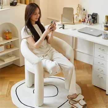 MOMO, Скандинавский Легкий Роскошный Обеденный стул, Современный минималистичный Дизайнерский Креативный стул, Стул для макияжа в спальне, Туалетный стул