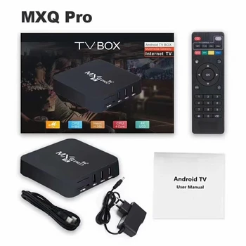 MXQpro RK3228A 64 ГБ/16 ГБ/8 ГБ Android Smart TV Box 4K Медиаплеер Домашний Кинотеатр TV BOX Пульт Дистанционного Управления TV Set Top Box
