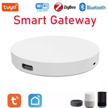 Tuya ZigBee 3.0 новый умный шлюз-концентратор многорежимный smart life Wifi Zigbee Bluetooth приложение дистанционного управления Alexa Google Home умный дом