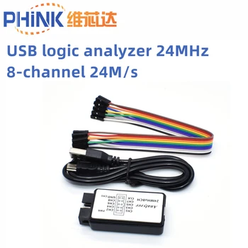 USB Логический анализатор 24 МГц 8 Каналов 24 М/с Логический Анализатор Отладчик для ARM FPGA Логический анализатор Logic 24M 8CH