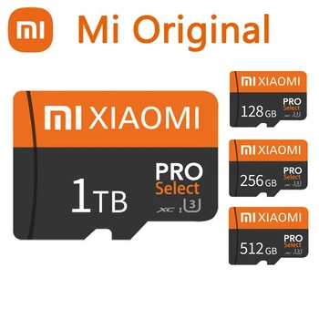 XIAOMI Memory SD Card 128 ГБ 256 ГБ 512 ГБ Высокоскоростная Флэш-Карта Class10 SD/TF Для Смартфона, Настольного ПК, Камеры, Вспышки, Мини-SD-Карты