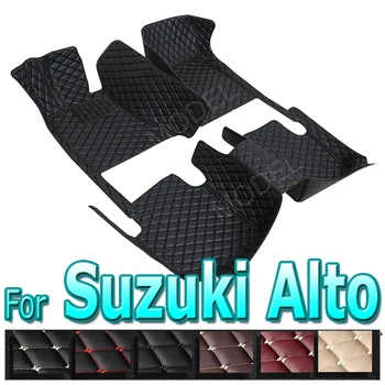 Автомобильный Коврик Для Suzuki Alto HA36S 2015 ~ 2021 Защита От грязи Коврик Ковер Кожаный Коврик Коврики Tapete Automotivo Para Carro Автомобильные Аксессуары