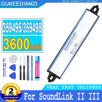 Аккумулятор GUKEEDIANZI для Bose, мобильного динамика Bluetooth, для SoundLink III, 3600 мАч, 359495, 359498, 330105, 404600