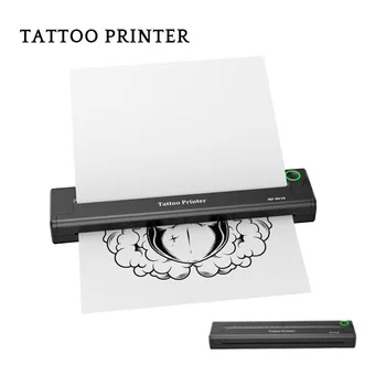 Беспроводной Bluetooth принтер для переноса татуировки термопринтер без чернил портативный термопринтер для изготовления трафаретов Термопринтер для копировальной бумаги