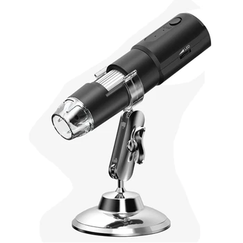 Беспроводной микроскоп WIFI, Цифровой микроскоп с 1000-кратным увеличением, Цифровой 50X -1000X Микроскоп с увеличительной камерой для Android IOS Ipad