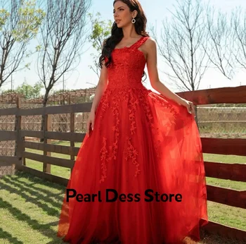 Вечернее платье A, женское элегантное роскошное сетчатое роскошное женское вечернее платье 2024, красная наклейка