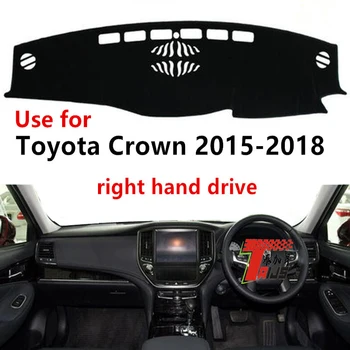Высококачественная фланелевая крышка приборной панели TAIJS с защитой от загрязнений для Toyota Crown 2015-2018 с правосторонним управлением