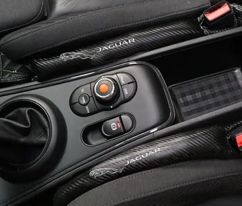 Герметичная Защитная Накладка для Автомобильного Чехла с Зазором между Сиденьями из Углеродного Волокна для Jaguar XF 250 X Type F Pace Xj X351 Xe SType XFR XKR XEL XFL XK