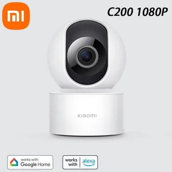 Глобальная версия Xiaomi Smart Camera C200 1080p CCTV Security Protection WiFi IPTV Вращение на 360 ° Обнаружение человека с помощью искусственного интеллекта ночного видения