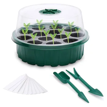 Горшок для питомника с 13 отверстиями, теплица с вентилируемым лотком, пластиковый ящик для выращивания семян, Гидропонный лоток для выращивания овощных ростков, Садовый инструмент