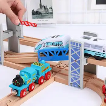 Деревянная Двухэтажная Игрушка для моста-эстакады 