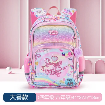 Детские школьные сумки для девочек, ортопедический рюкзак, детский рюкзак принцессы, школьный рюкзак, рюкзак для начальной школы, детский ранец mochila