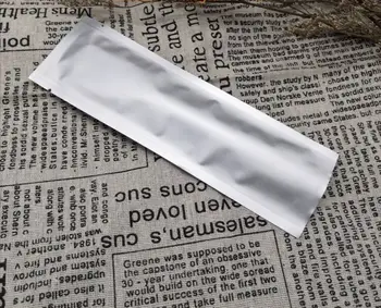 Длинный размер из чистой алюминиевой фольги Термосвариваемый Вакуумный пакет с открытым верхом Еда Закуски Орехи Щетка для хранения Сумка для упаковки продуктов Сумка для упаковки продуктов
