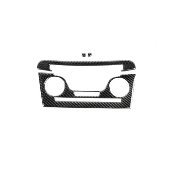 Для Dodge Charger 2011-2014, центральный CD-диск из мягкого углеродного волокна, панель управления кондиционером, отделка крышки