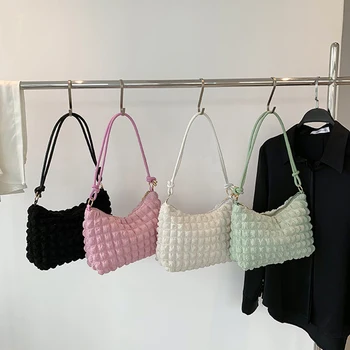 Женские сумки Soft Cloud Cotton Candy, женская дизайнерская сумочка, нежная сумка через плечо, высококачественные легкие сумки-тоут, сумка для подмышек