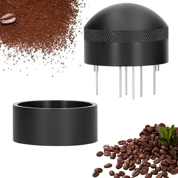 Игольчатый распределитель порошка, ручной распределитель кофе, миксер с несколькими иглами, аксессуар для перемешивания кофе для домашней кофейни.