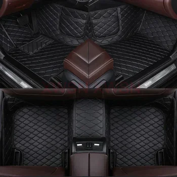 Индивидуальные Стильные 3D Автомобильные Коврики для Audi Q4 e-tron 2022 2023 Q5 e-tron Q5 Sportback Аксессуары Для Интерьера Карман Для Телефона