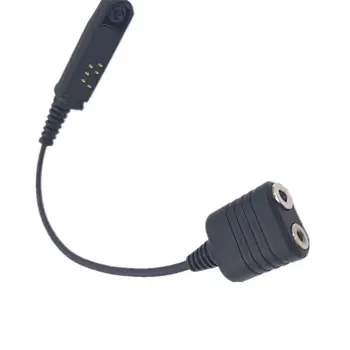 Кабель-адаптер для Baofeng UV-9R Plus UV-XR Водонепроницаемый на 2 Контакта для UV-5R UV-82 UV-S9 Гарнитуры Walkie Talkie Динамик Микрофон