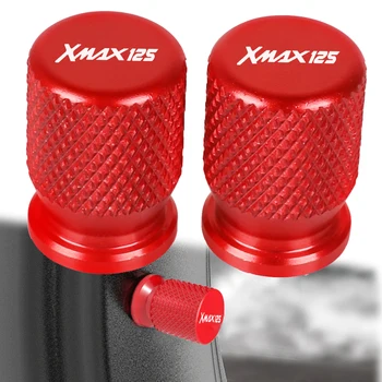 Клапан для мотоциклетных шин с ЧПУ, алюминиевый воздушный порт для шин, крышка штока, аксессуары для Yamaha XMAX 300 XMAX 400 XMAX 250 XMAX 125