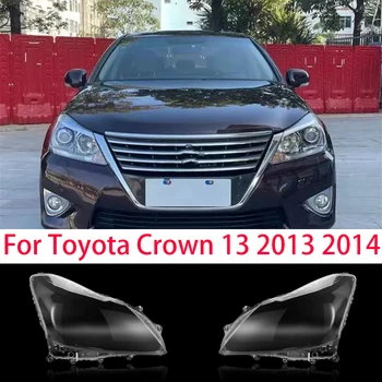 Крышка Передней Фары Автомобиля Toyota Crown 13 Поколения 2013 2014 Прозрачные Стеклянные Абажуры Корпус Лампы Маски Линзы Из Оргстекла