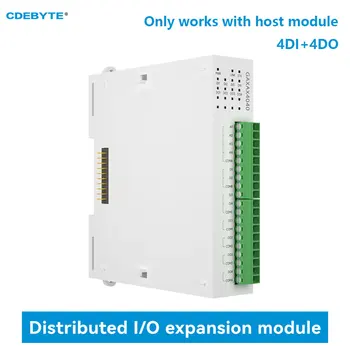 Модуль расширения Распределенного удаленного ввода-вывода 4DI +4DO RJ45 RS485 Analog Switch Acquisition Модуль расширения CDEBYTE GAXAX4040 PNP NPN Fast Expansion