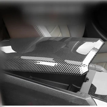 Новый Продукт Из Углеродного Волокна ABS Панель Коробки Подлокотника Декоративная Крышка Автомобильные Аксессуары Для BMW 3 Серии G20 G21 2019 2020 2021 M Sport