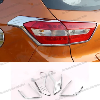 Планки крышки задней фары автомобиля, молдинги, Рамка лампы для Hyundai Creta Ix25 2015 2016 2017 2018 2019 cantus