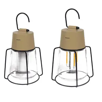 Походный фонарь 3 режима освещения USB Многофункциональный Походный фонарь с регулируемой яркостью, лампа для палатки для путешествий, походов в помещении, барбекю в саду
