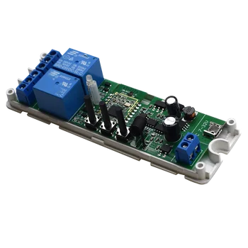 Приемник Zigbee 2CH RF 433 МГц Smart Switch AC/DC7-32V AC85-250V Релейная Блокировка 10A Пульт Дистанционного Управления Для Открывания Гаражных Ворот