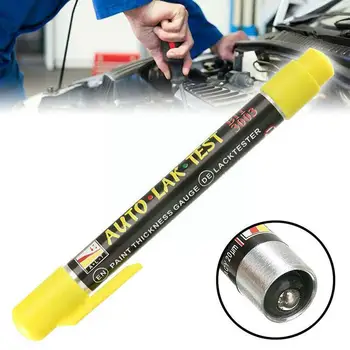 Ручка для измерения толщины покрытия для автомобильной краски, автоматический тест магнитной пленки с контрольной шкалой аварийности, тестер краски для краски D6e5