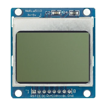 Синий экран FSDN028 5110, ЖК-модуль Nokia для платы разработки MCU, прилагаемый драйвер