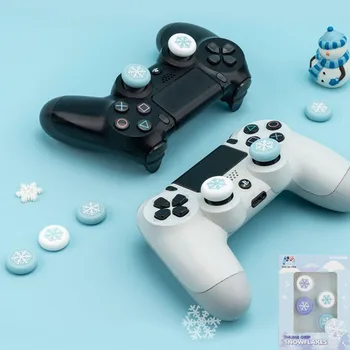 Снежинка Snow Thumb Stick Grip Cap Крышка Джойстика Для Sony Playstation Dualshock 4/3 PS4/PS3/Xbox 360/Контроллер NS Switch Pro