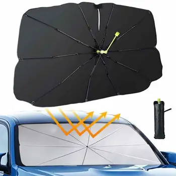 Солнцезащитный козырек на лобовое стекло, Складной автомобильный солнцезащитный козырек, шторки на лобовом стекле, Зонт на лобовом стекле, Солнцезащитный козырек для передней части автомобиля