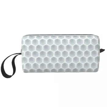 Спортивная косметичка с мячом для гольфа, женский Косметический органайзер для путешествий, Милые сумки для хранения туалетных принадлежностей для любителей гольфа