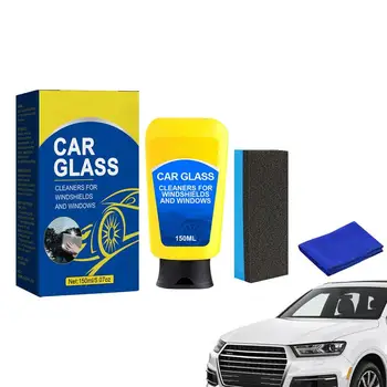 Средство для очистки лобового стекла автомобиля от масляной пленки, моющее средство для чистки стекол, средство против запотевания с губкой для чистки Auto Detail