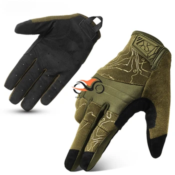 Тактические перчатки для ловкости с сенсорным экраном, противоскользящие армейские страйкбольные пейнтбольные велосипедные мотоциклетные перчатки с полными пальцами для мужчин и женщин
