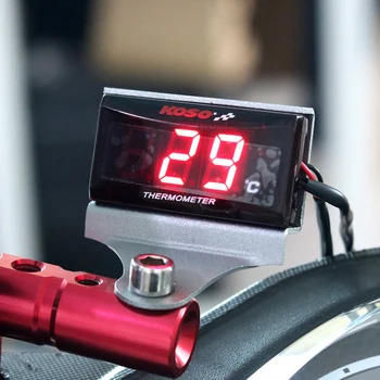 Универсальный Мотоцикл Измеритель Температуры Воды ЖК-Дисплей Цифровой Гигрометр Инструмент Термометр Датчик Модификации Мотоцикла