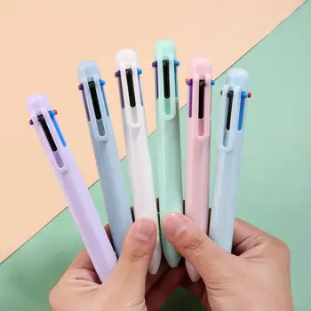 Шариковая ручка для студентов, разноцветные канцелярские принадлежности
