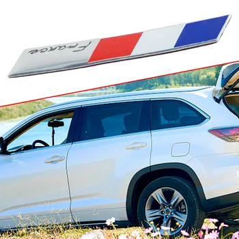 Эмблема CarStyling, французская алюминиевая наклейка с логотипом флага Франции, водонепроницаемая и стильная, улучшающая внешний вид вашего автомобиля.